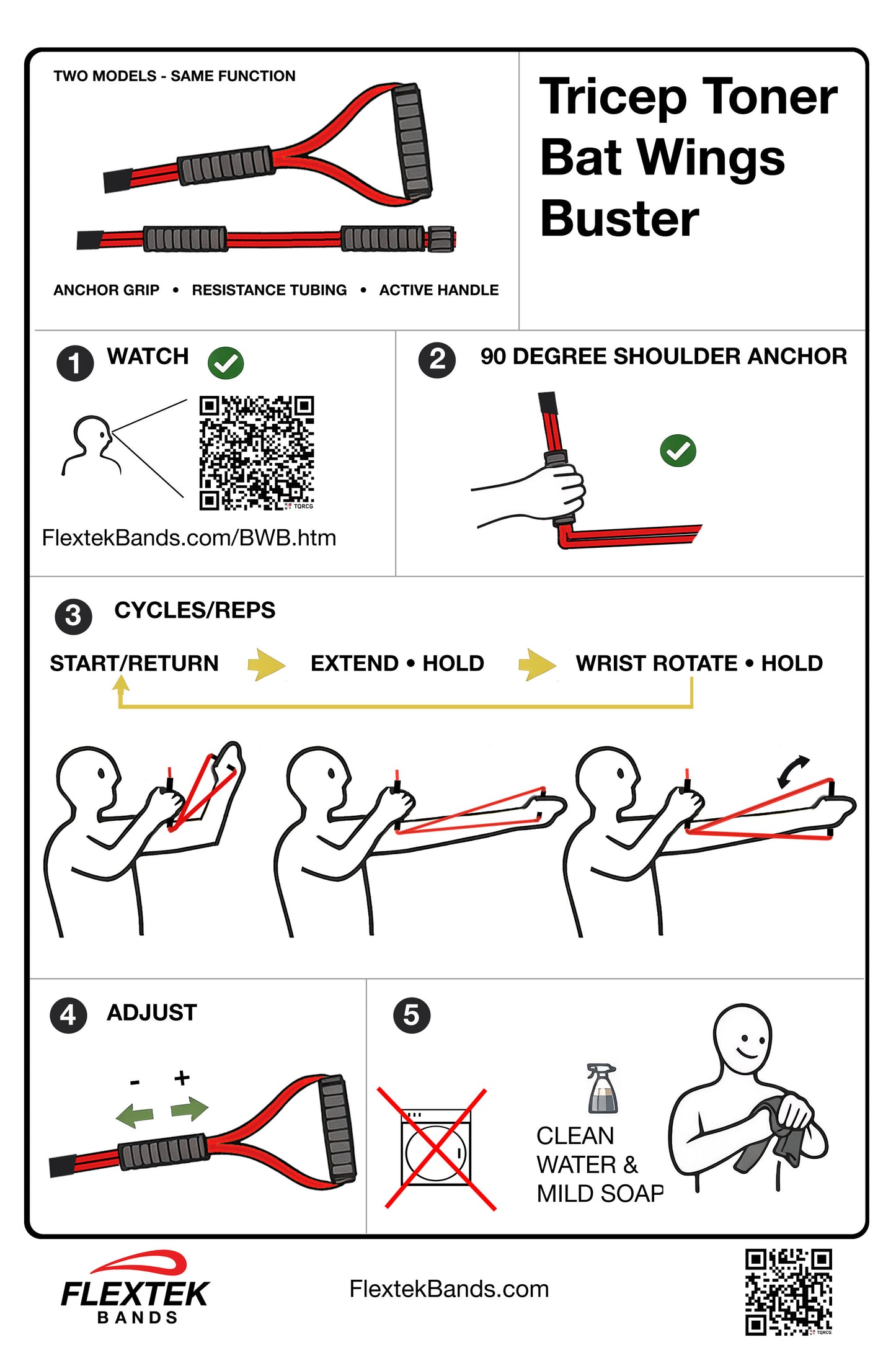 Tricep Toner Bat-Wings Buster